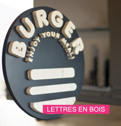 Lettres / Logo Bois